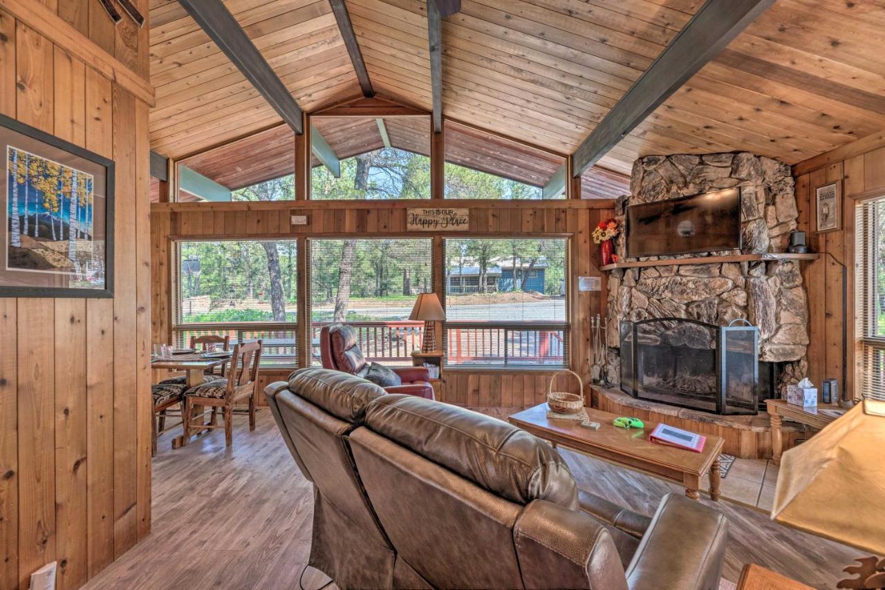 Quiet Retreat With Hot Tub - 16 Miles To Ski Apache! Ruidoso Dış mekan fotoğraf