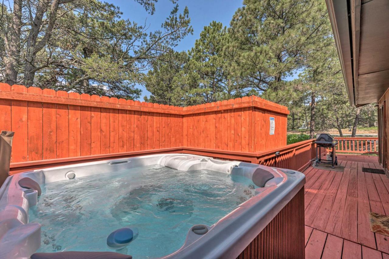 Quiet Retreat With Hot Tub - 16 Miles To Ski Apache! Ruidoso Dış mekan fotoğraf